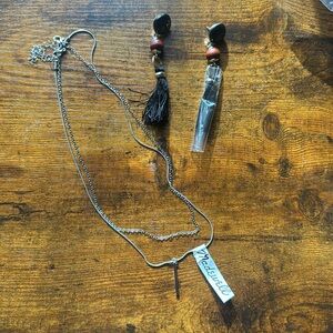 NEW madewell Minimalist chain arrowstack herringbone necklace copper choker